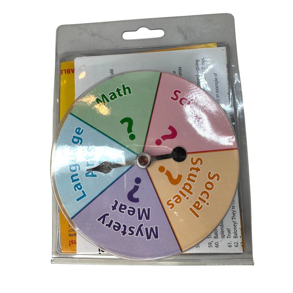 2011 EduPress "That's Baloney!" Spinner Educational Game Grade 5 / 500 Questions